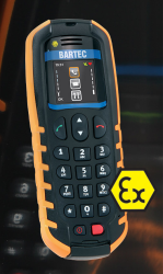 Mobiltelefon speziell für den Industrieeinsatz