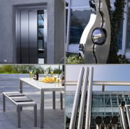 Edelstahl-Produkte für Metallbau und Design