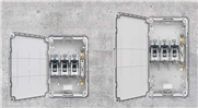 Hausanschlusskasten mit neuer inno­va­tiver Kabe­l­ein­füh­rung