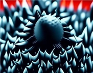 Feinste Hightech-Nadeln spießen Viren auf