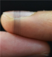 Neuer Sensor wird direkt auf Finger gedruckt